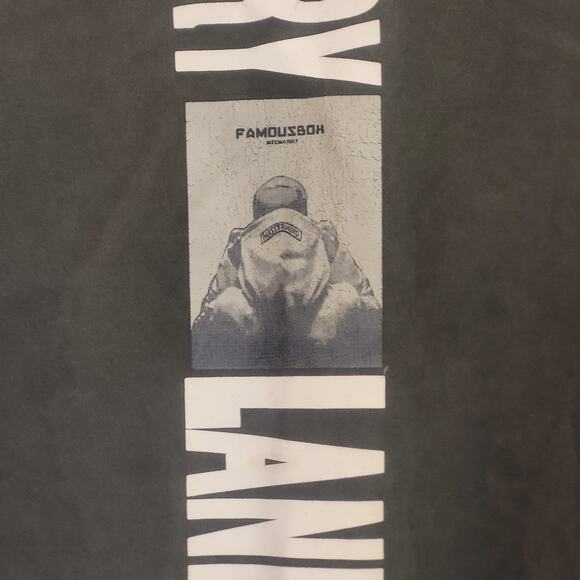 FAMOUS Fairyland Macma Greek Type Mastermind Graphic Y2K Sleeve Print Crewneck - Picture 8 of 16